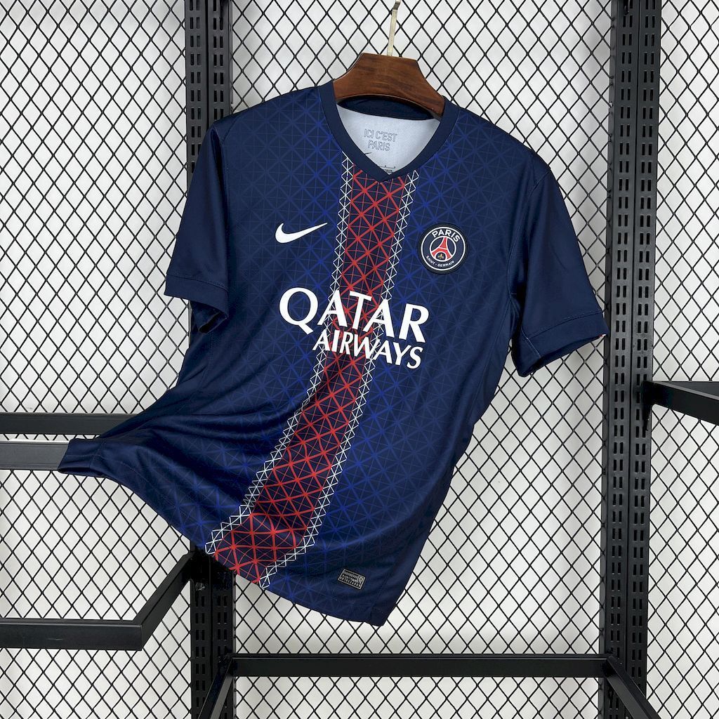 Camisola PSG Paris Principal 2025/26 - S | Camisola de Futebol - PrimeKits Club - Camisolas de Futebol