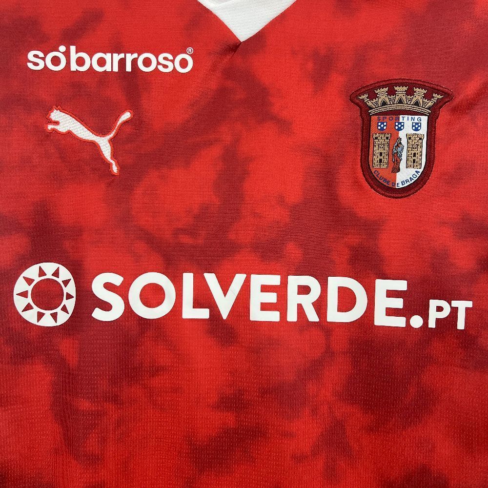 Camisola Braga Principal 2025/26 - S | Camisola de Futebol - PrimeKits Club - Camisolas de Futebol