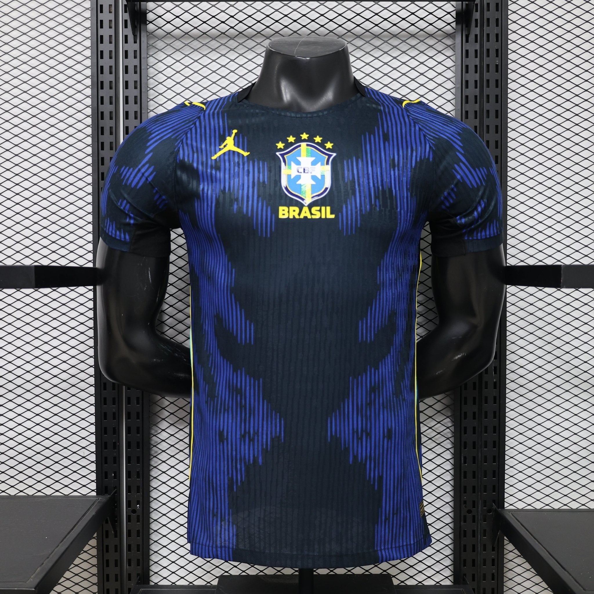 Camisola Brasil Alternativa Copa do Mundo 2026 (Versão Jogador) - S | Camisola de Futebol - PrimeKits Club - Camisolas de Futebol