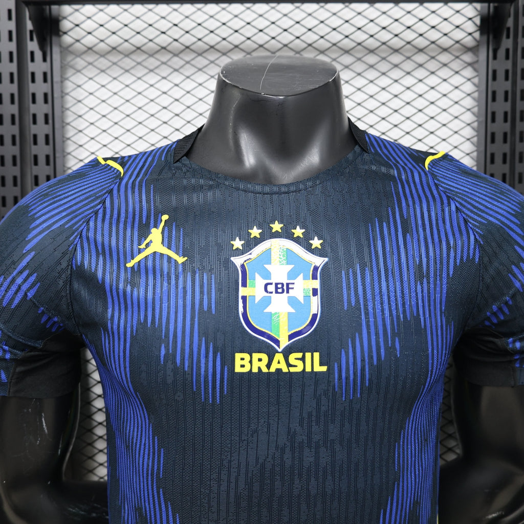 Camisola Brasil Alternativa Copa do Mundo 2026 (Versão Jogador) - S | Camisola de Futebol - PrimeKits Club - Camisolas de Futebol