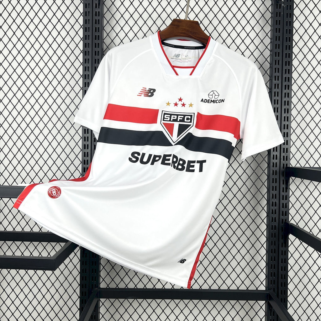 Camisola São Paulo Principal 2026/27 - S | Camisola de Futebol - PrimeKits Club - Camisolas de Futebol