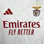 Camisola SL Benfica Alternativa Branca 2025/26 - S | Camisola de Futebol - PrimeKits Club - Camisolas de Futebol