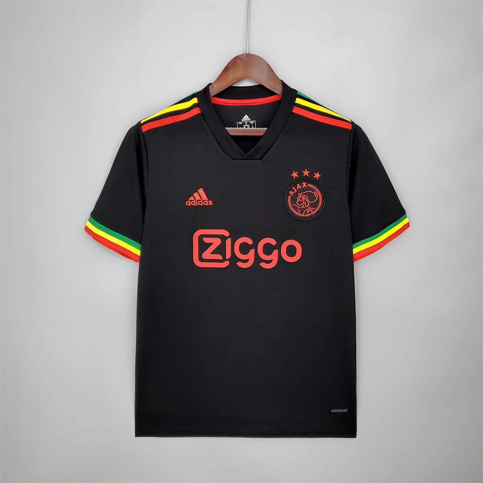 Camisola Ajax Edição Especial Bob Marley 2021/22 - S | Camisola de Futebol - PrimeKits Club - Camisolas de Futebol