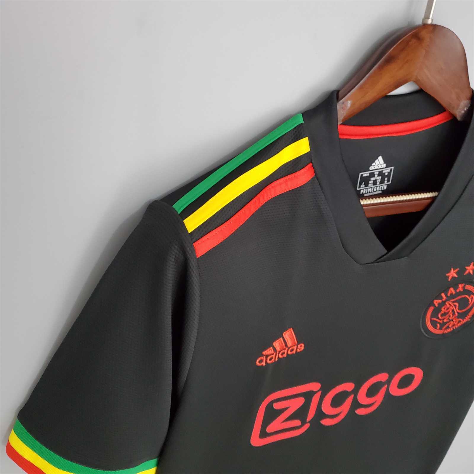 Camisola Ajax Edição Especial Bob Marley 2021/22 - S | Camisola de Futebol - PrimeKits Club - Camisolas de Futebol