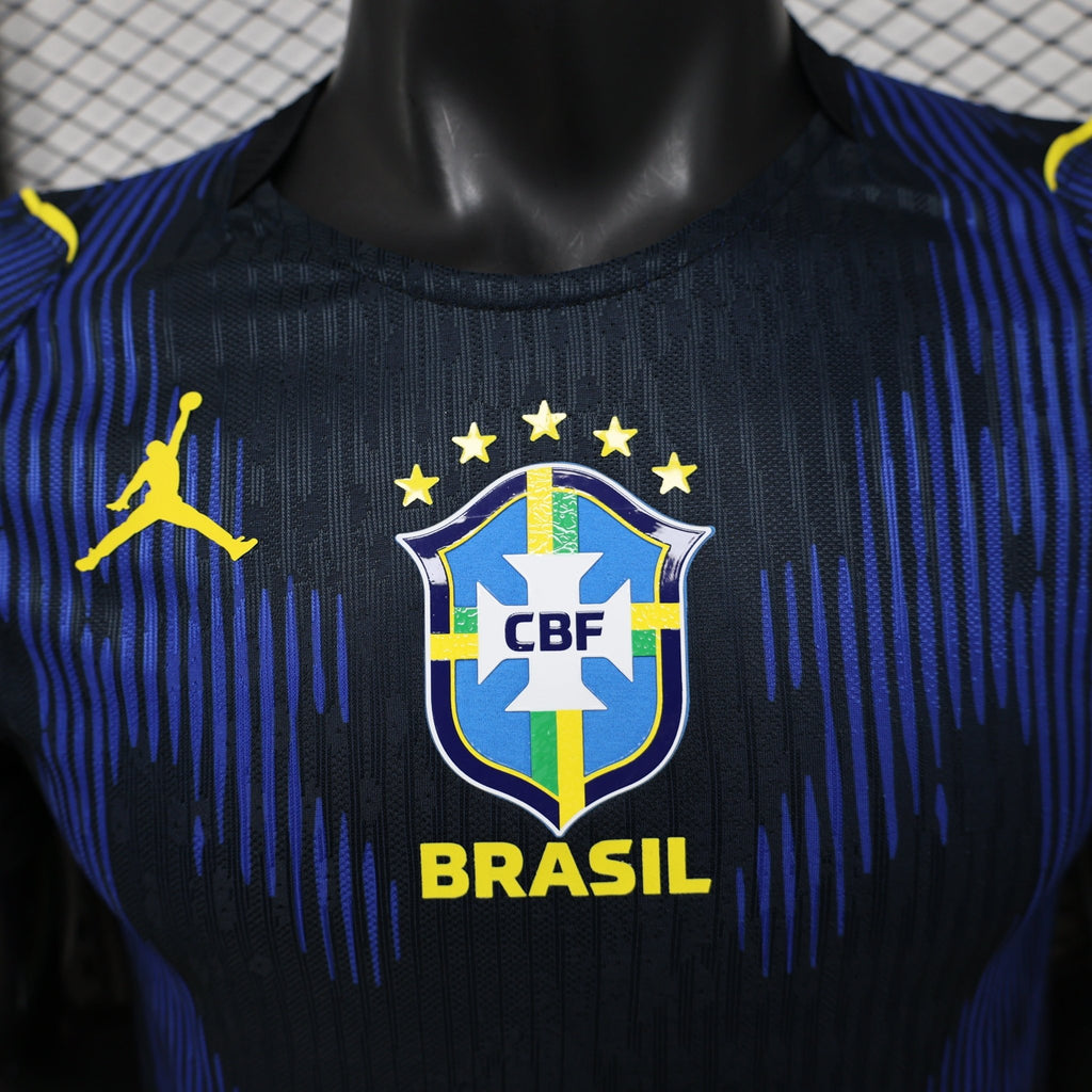 Camisola Brasil Alternativa Copa do Mundo 2026 (Versão Jogador) - S | Camisola de Futebol - PrimeKits Club - Camisolas de Futebol