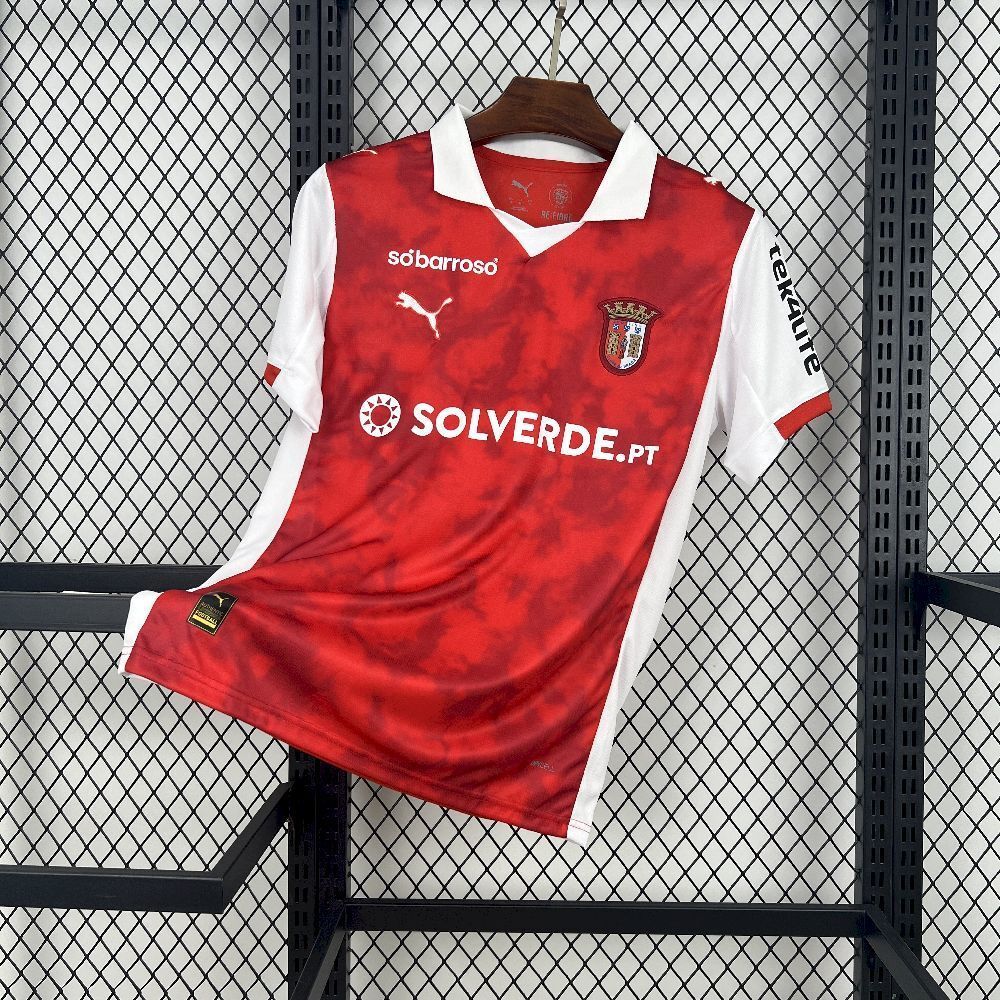 Camisola Braga Principal 2025/26 - S | Camisola de Futebol - PrimeKits Club - Camisolas de Futebol