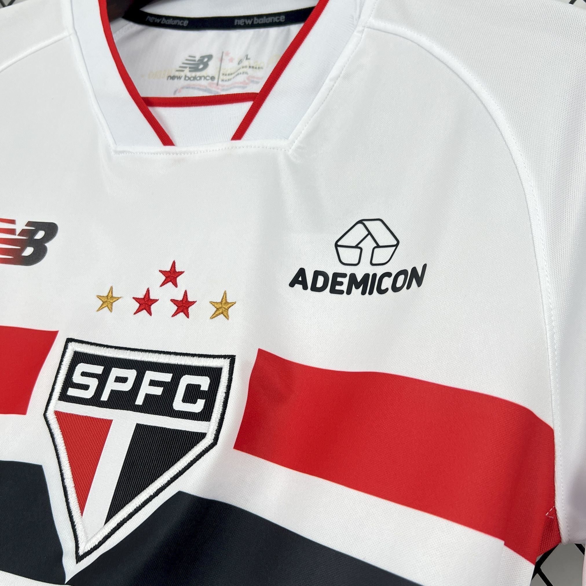 Camisola São Paulo Principal 2026/27 - S | Camisola de Futebol - PrimeKits Club - Camisolas de Futebol