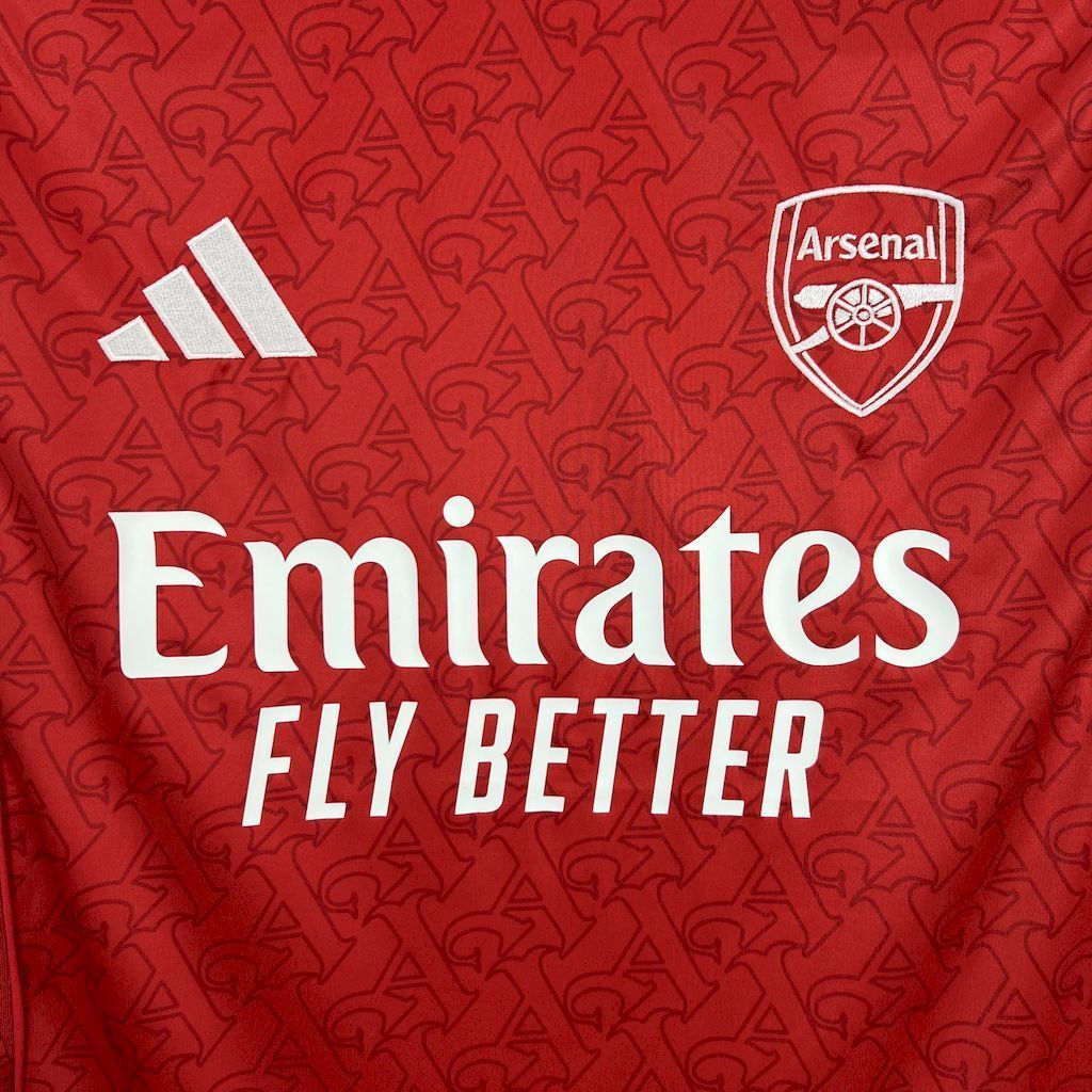 Camisola Arsenal Principal 2025/26 - S | Camisola de Futebol - PrimeKits Club - Camisolas de Futebol