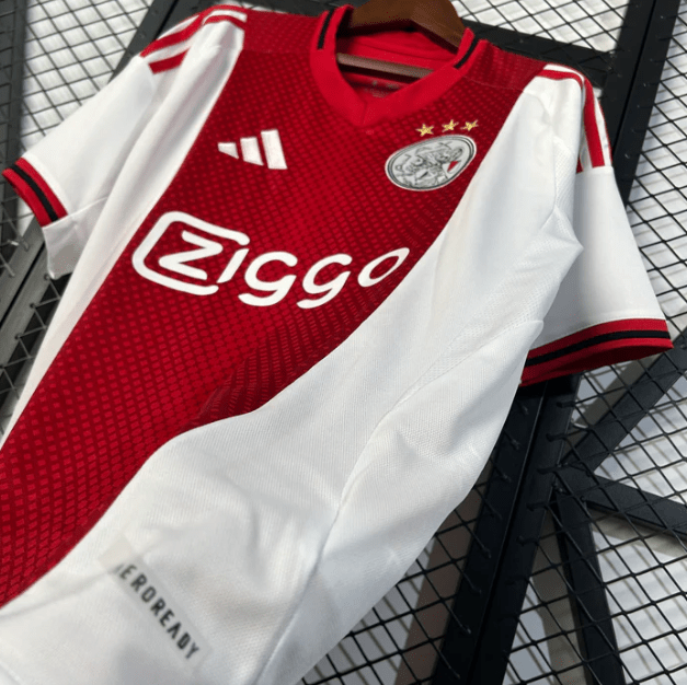 Camisola Ajax Principal 2025/26 - S | Camisola de Futebol - PrimeKits Club - Camisolas de Futebol