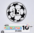 Patch / Badge - Champions League 15 + Foundation - Real Madrid - Kit 2 - | Camisola de Futebol - PrimeKits Club - Camisolas de Futebol