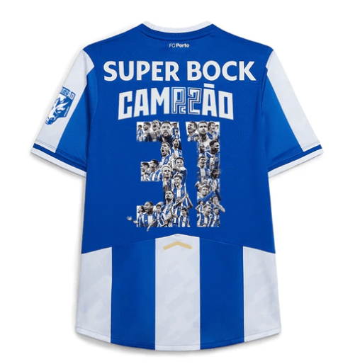 Camisola FC Porto Campeão 31 Principal 2025/26 1 UN Pronta Entrega - M | Camisola de Futebol - PrimeKits Club - Camisolas de Futebol