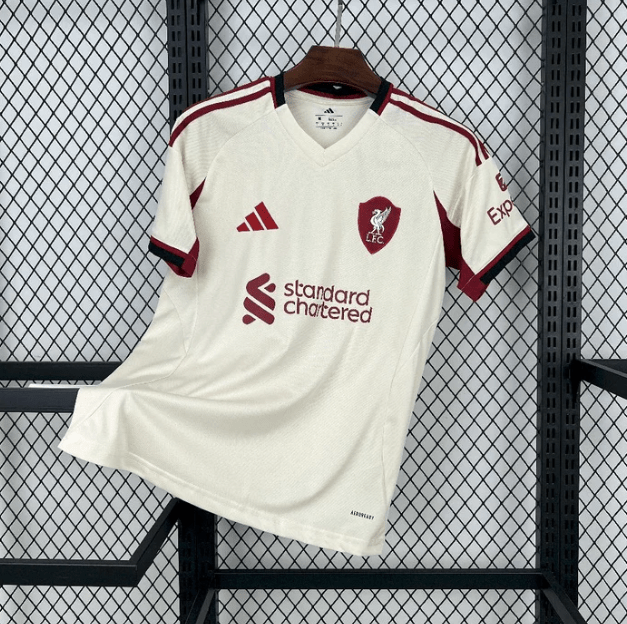 Camisola Liverpool Alternativa 2025/26 - S | Camisola de Futebol - PrimeKits Club - Camisolas de Futebol