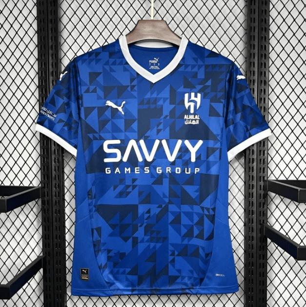 Camisola Al Hilal Principal 2024/25 - S | Camisola de Futebol - PrimeKits Club - Camisolas de Futebol