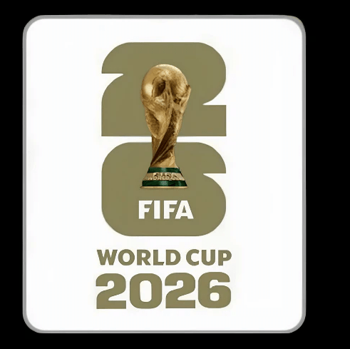 Patch / Badge - Copa do Mundo 2026 - Dourado - | Camisola de Futebol - PrimeKits Club - Camisolas de Futebol