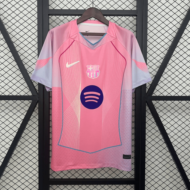 Camisola Barcelona Edição Especial Rosa 2025/26 - S | Camisola de Futebol - PrimeKits Club - Camisolas de Futebol
