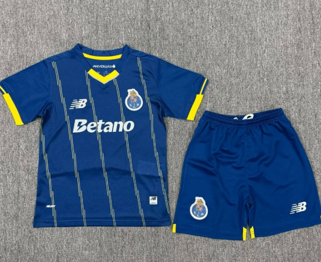 Conjunto Infantil FC Porto Alternativa IV - Edição Especial Dublin 2025/26 - 16 | Camisola de Futebol - PrimeKits Club - Camisolas de Futebol