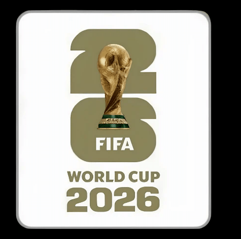 Patch / Badge - Copa do Mundo 2026 - Dourado - | Camisola de Futebol - PrimeKits Club - Camisolas de Futebol
