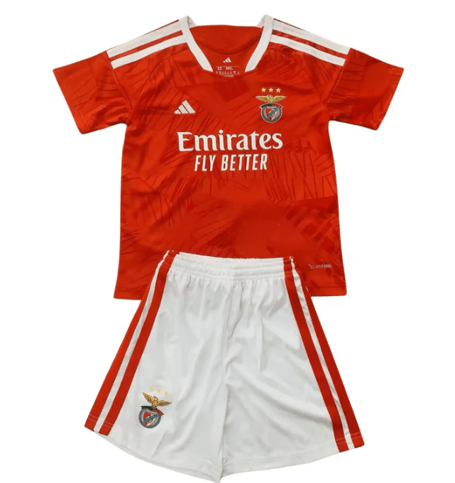 Conjunto Infantil SL Benfica Principal 2026/27 - 16 | Camisola de Futebol - PrimeKits Club - Camisolas de Futebol