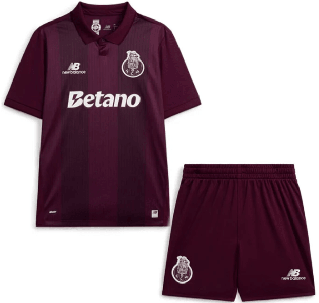 Conjunto Infantil FC Porto Alternativa 2026/27 - 16 | Camisola de Futebol - PrimeKits Club - Camisolas de Futebol