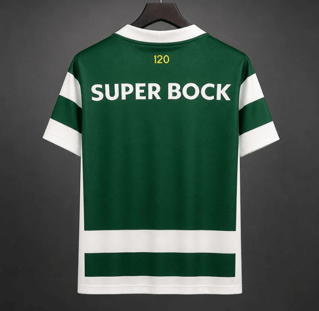 Camisola Sporting CP Principal 2026/27 - S | Camisola de Futebol - PrimeKits Club - Camisolas de Futebol