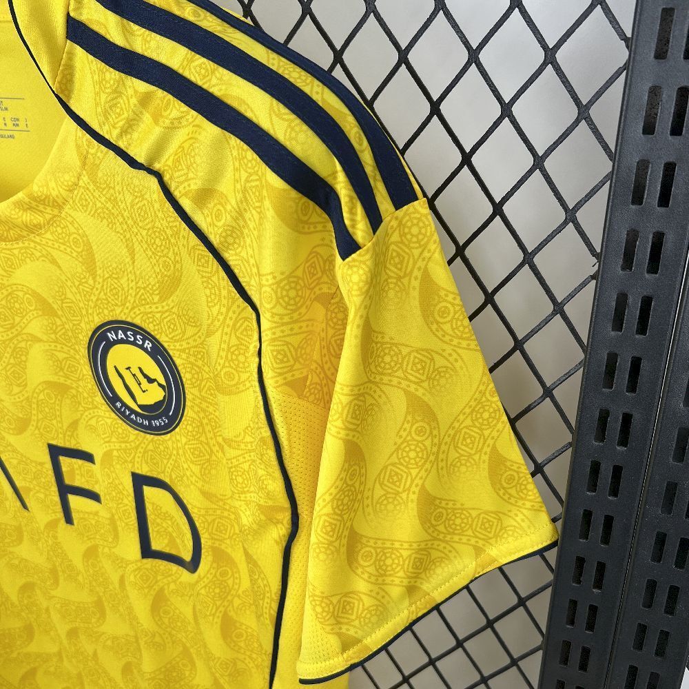 Camisola Al Nassr Principal 2025/26 - S | Camisola de Futebol - PrimeKits Club - Camisolas de Futebol