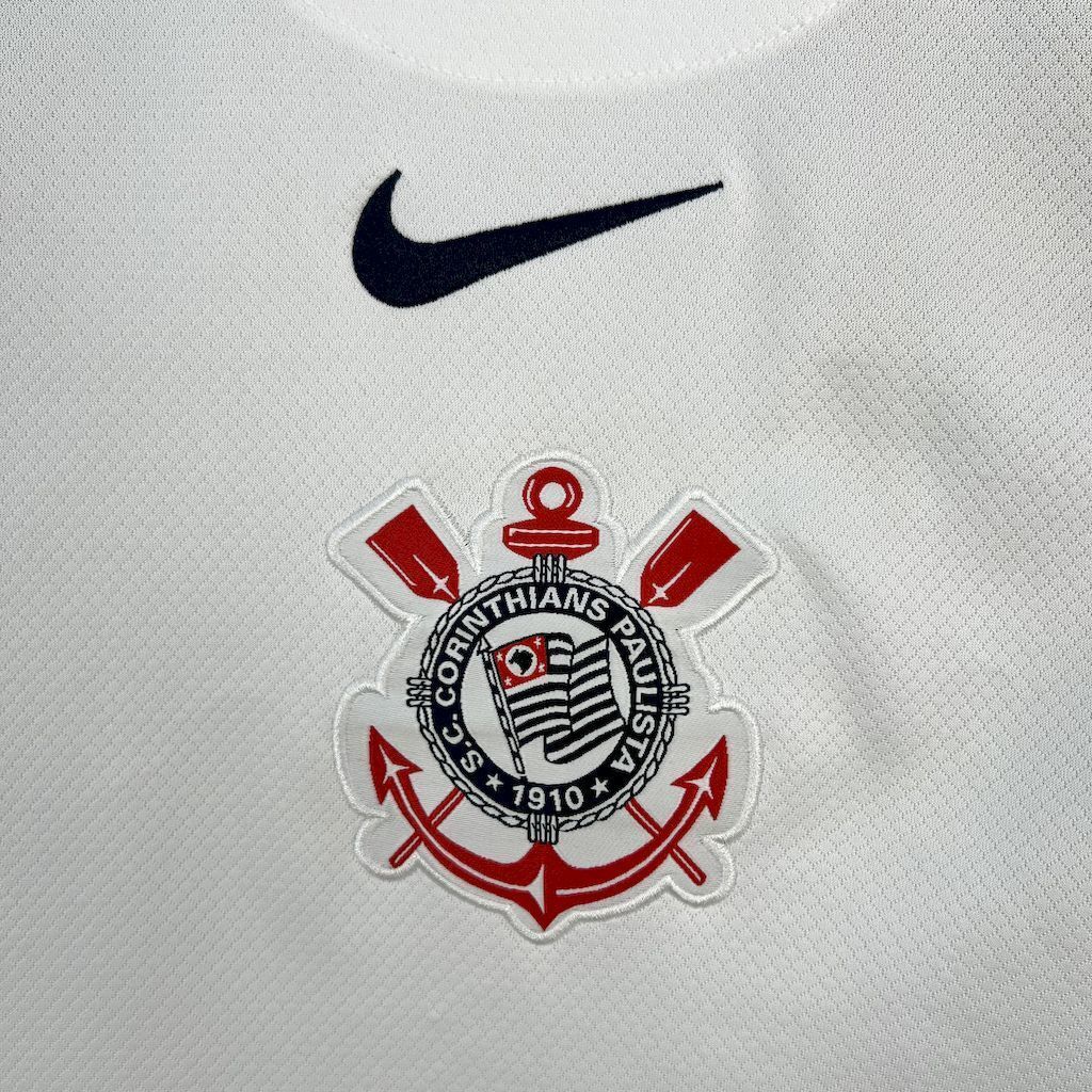 Camisola Corinthians Principal 2025/26 - S | Camisola de Futebol - PrimeKits Club - Camisolas de Futebol