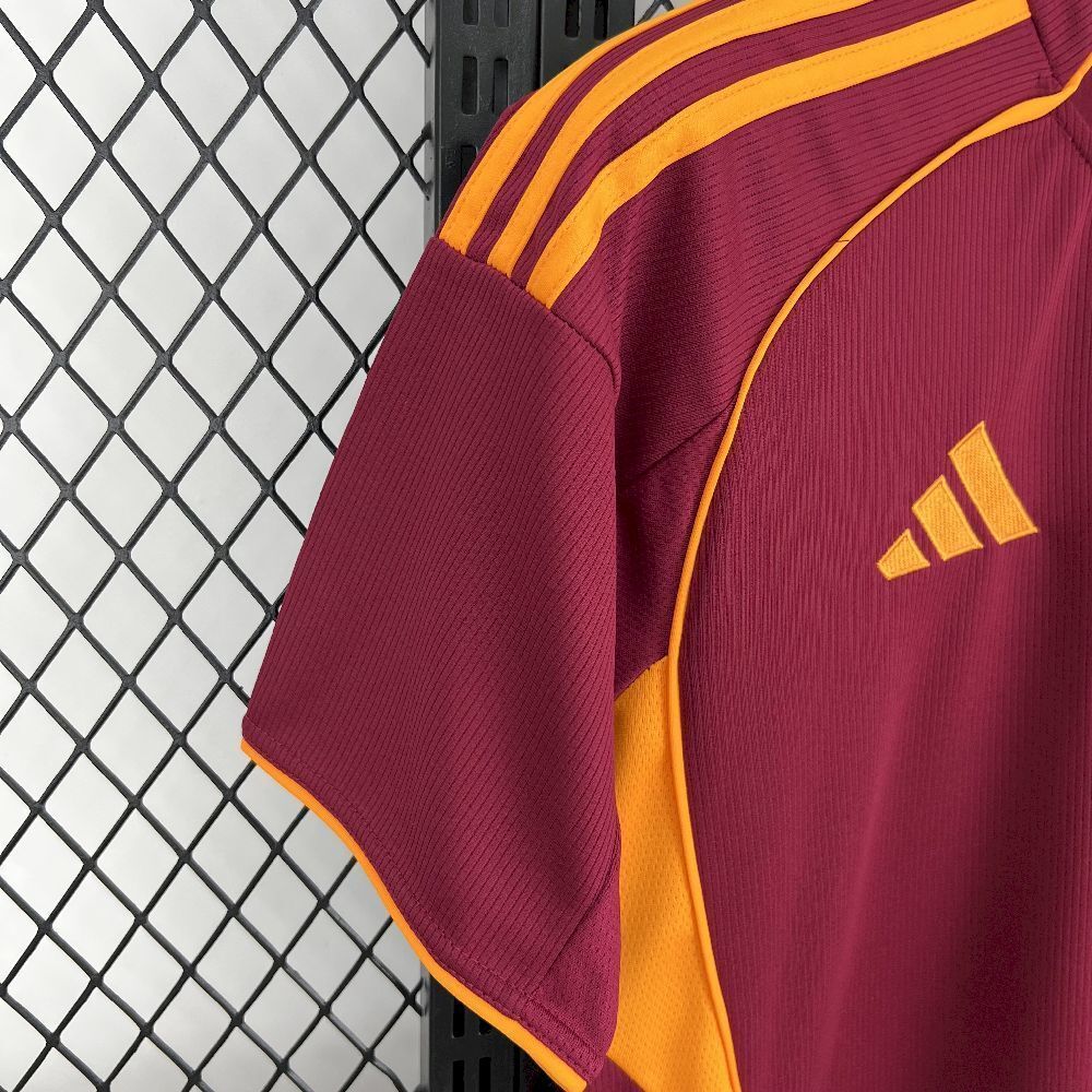 Camisola AS Roma Principal 2025/26 - S | Camisola de Futebol - PrimeKits Club - Camisolas de Futebol