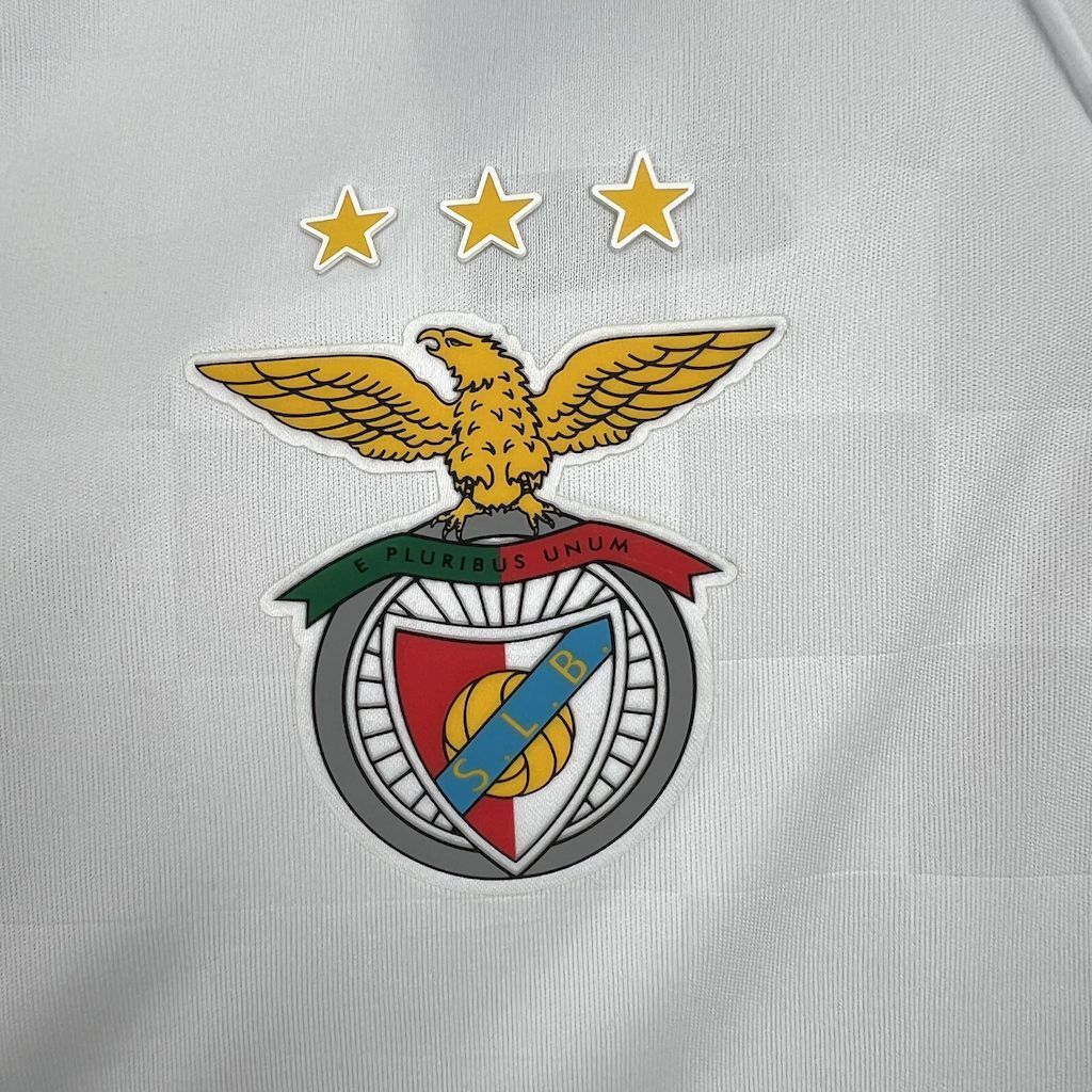 Camisola SL Benfica Alternativa Branca 2025/26 - S | Camisola de Futebol - PrimeKits Club - Camisolas de Futebol