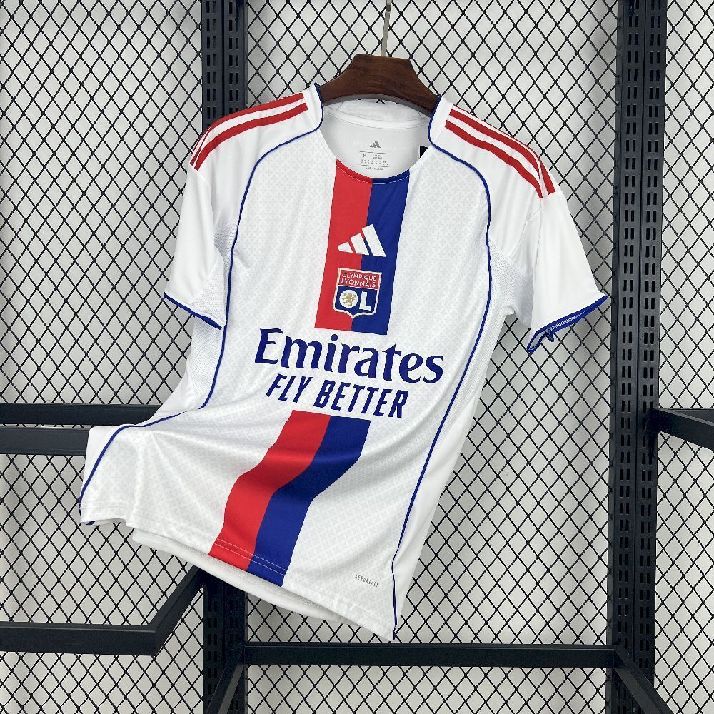 Camisola Lyon Principal 2025/26 - S | Camisola de Futebol - PrimeKits Club - Camisolas de Futebol
