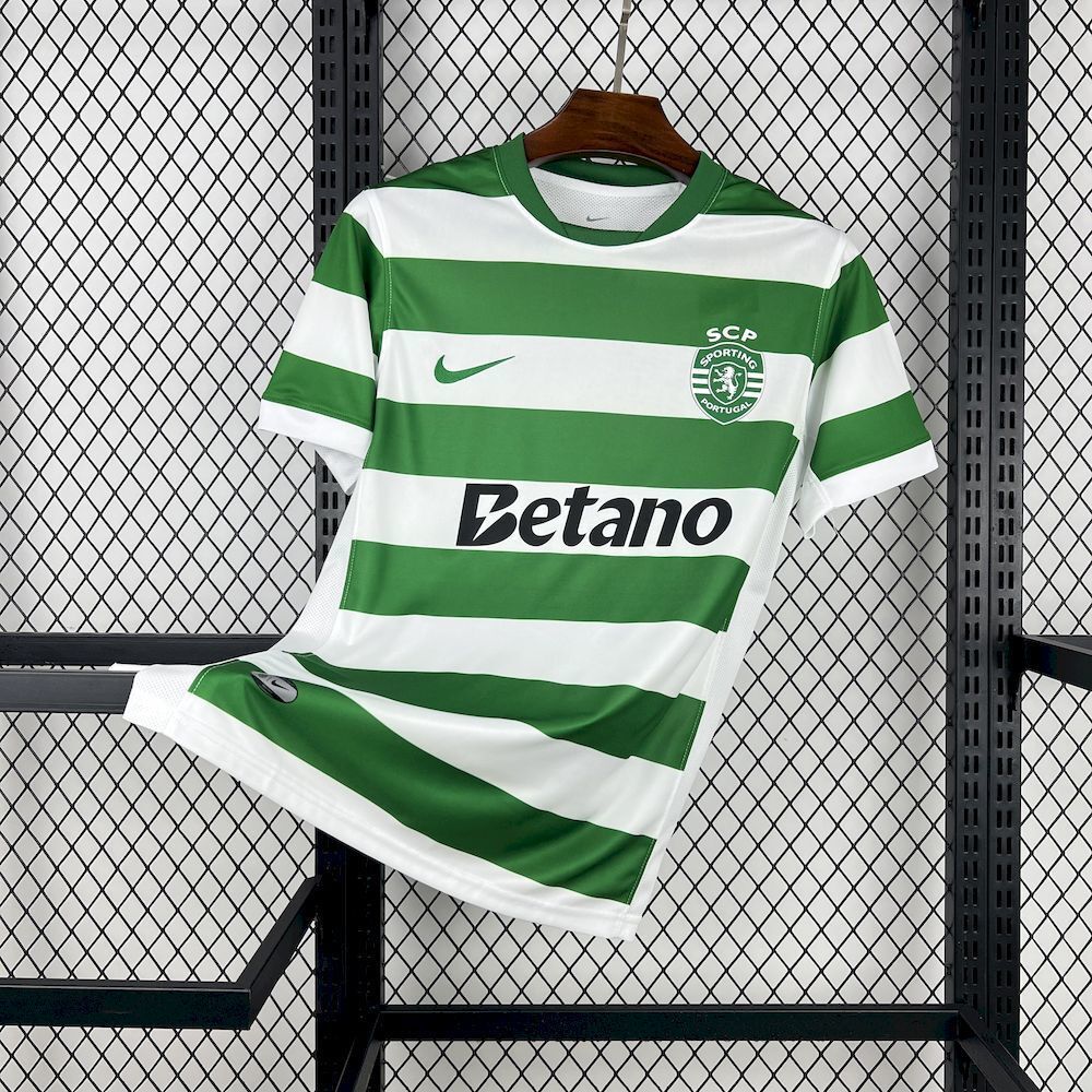 Camisola Sporting CP Principal 2025/26 - S | Camisola de Futebol - PrimeKits Club - Camisolas de Futebol