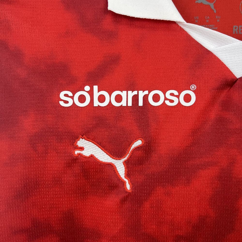 Camisola Braga Principal 2025/26 - S | Camisola de Futebol - PrimeKits Club - Camisolas de Futebol